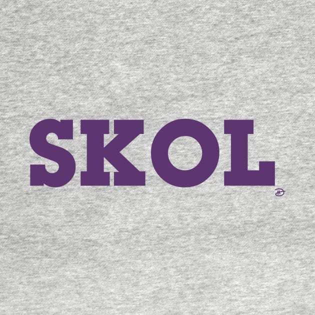 Block Script "SKOL" - (Purple) by dhartist